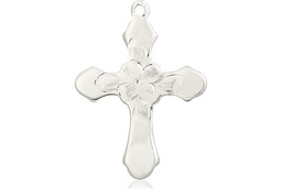 [6036SS4] Sterling Silver Cross Medal