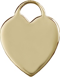 [3300GF] 14kt Gold Filled Heart Medal