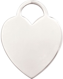 [3300SS] Sterling Silver Heart Medal