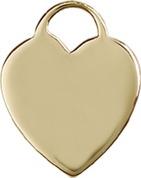 [3400GF] 14kt Gold Filled Heart Medal