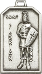 [5726SS] Sterling Silver Saint Florian Medal