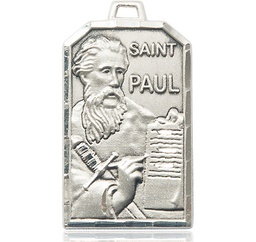 [5730SS] Sterling Silver Saint Paul the Apostle Medal