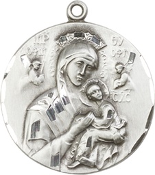 [0567SS] Sterling Silver Our Lady of Perpetual Help Medal