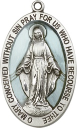 [5852ESS] Sterling Silver Miraculous Medal