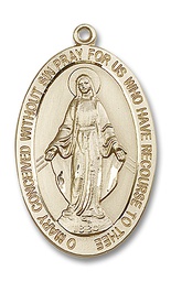 [5852GF] 14kt Gold Filled Miraculous Medal