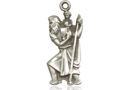 [5903SS] Sterling Silver Saint Christopher Medal