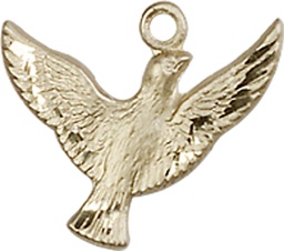 [5912GF] 14kt Gold Filled Holy Spirit Medal