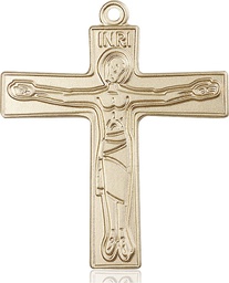 [5239GF] 14kt Gold Filled Cursillio Cross Medal