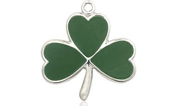 [5248SS] Sterling Silver Shamrock Medal