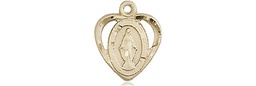 [5401GFY] 14kt Gold Filled Miraculous Medal - With Box
