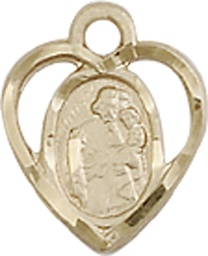 [5406GF] 14kt Gold Filled Saint Joseph Medal