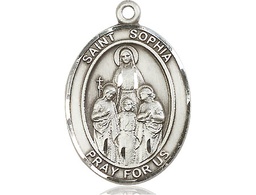 [7136SS] Sterling Silver Saint Sophia Medal