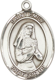 [7047SS] Sterling Silver Saint Emily de Vialar Medal