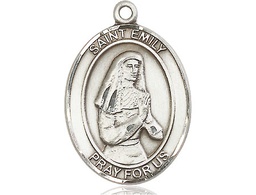 [7047SS] Sterling Silver Saint Emily de Vialar Medal