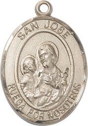 [7058SPGF] 14kt Gold Filled San Jose Medal