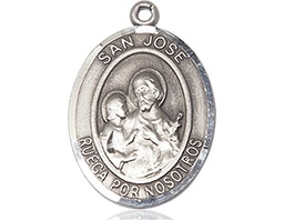 [7058SPSS] Sterling Silver San Jose Medal