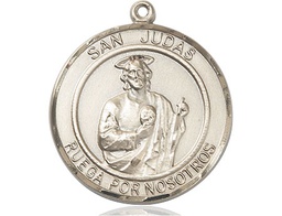 [7060RDSPGF] 14kt Gold Filled San Judas Medal
