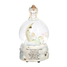 [RO-62128] 7.5"H Musical 100Mm Dome Sweet - Dreams; Plays Brahm's Lullaby