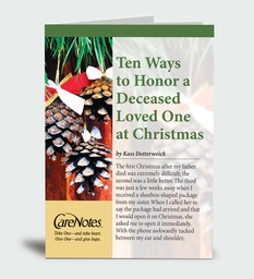 [21593] Ten Ways to Honor a Deceased Loved One at Christmas