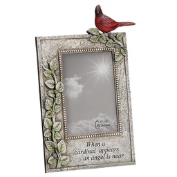 [RO-13231] 11.5"H Cardinal Memorial Frame - Holds 4X6 Photo