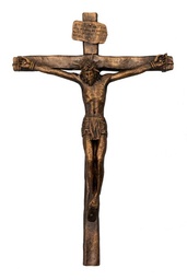 [RC15] 15in. Antique Bronze Realistic Crucifix