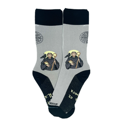 [SR0167] St. Benedict Socks - Adult