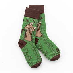 [SR0197] St. Francis of Assisi Socks - Adult