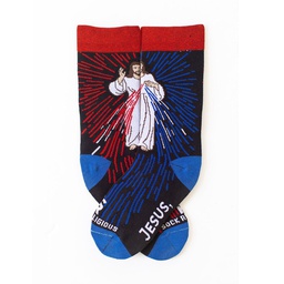 [SR0267] Divine Mercy Socks - Adult