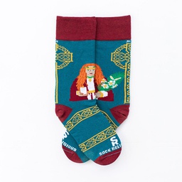 [SR0417] St. Dymphna Socks - Adult