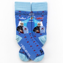 [SR0427] St. Maximilian Kolbe Socks - Adult