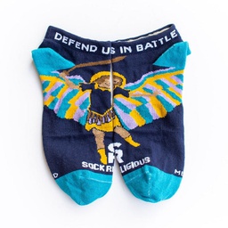 [SR0086NS] St. Michael No Show Socks - Medium