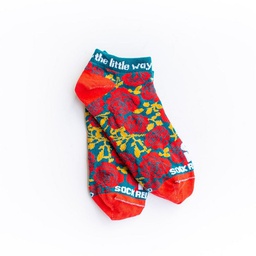 [SR0056NS] St. Therese of Lisieux No Show Socks - Medium