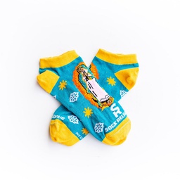 [SR0116NS] Our Lady of Guadalupe No Show Socks - S/M