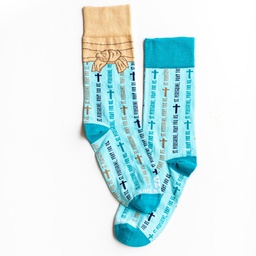 [SR0537] St. Peregrine Socks - Adult
