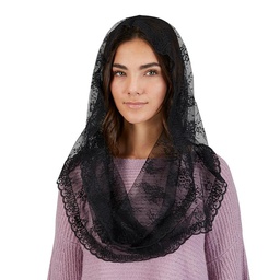 [J2587] Infinity Chapel Veil - Black