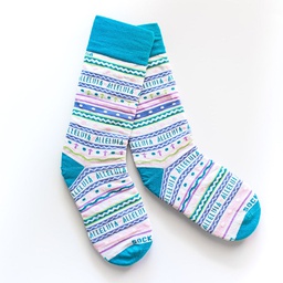 [SR0727] Easter Egg Adult Socks